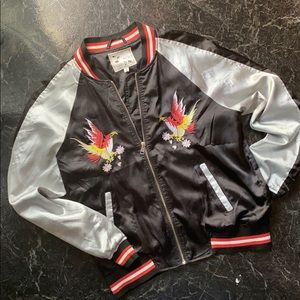 Vintage style embroidered souvenir jacket